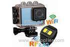 High Definition Customized Waterproof Action Cameras with Remote Control 1050mAh Battery