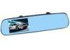 High Definition 1080p Rear View Mirror DVR , 4.3 Inch TFT LCD Rotatable Car DVR