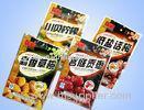 Promotional Plastic Food / Snack Packaging Bags with Three Side Seal