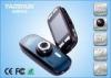Automatic Start WDR Dual Camera Car DVR With CE / ROHS / FCC , Black / Blue