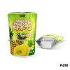 Waterproof Food Packaging Plastic Bags For Dry Fruit With Euro Hole & Bottom Gusset