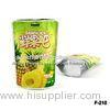 Waterproof Food Packaging Plastic Bags For Dry Fruit With Euro Hole & Bottom Gusset