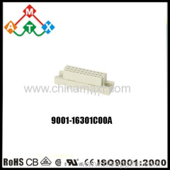 C type female straight 3*30 DIN41612 connector
