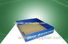 Blue Retail PDQ Trays Cardboard Display Box for Aircraft Toy Display