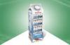 Milk - Carton - Shape Cardboard Display Racks Floor Display Stand for Milk