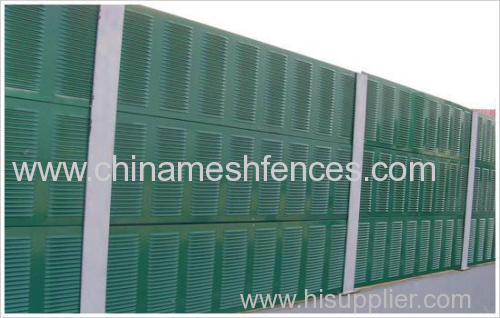 Green Colour China Noise Barrier Wall