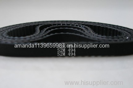 free shipping 494-S2M-10mm timing belt pitch 2mm width 10mm length 494mm 247teeth S2M belt factory price