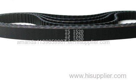 free shipping industrial rubber synchronous belt T5 304teeth length 1520mm pitch 5mm width 10mm Neoprene