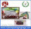 Grape Plastic Laminated Slider Ziplock Fresh recycled bottom gusset bags