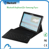 Black PU leather case bluetooth keyboard for Samsung P900