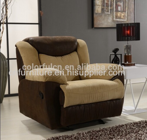 Cream leather lazy boy recliner chair /decoro leather sofa recliner With Writing Pad Function LS811B