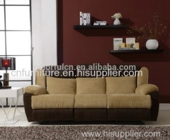 Leather+Super Velvet Recliner Sofa/Recliner Velvet Sofa/Recliner Sofa Velvet