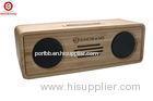 10watt Wireless Stereo Bluetooth Speakers, Handmade Bamboo Clear Hi-fi Sound