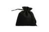 Black Non-Woven Cloth Mesh Gift Bags For Jewelry / Timepieces / Cosmetic Packaging
