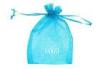 Organza Drawstring Gift Pouch Polyester Fabric Organza Sheer Bags