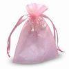 Jewelry Organza Drawstring Pouch Bags With Cute Ribbon 10*14cm