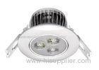 White Dimmable 3W Commercial Led Recessed Downlights 240V For HomeLighting
