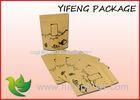Stand Up Food Kraft Paper Bag With Zipper and Custom Printing