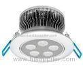 High Bright Indoor Public 7w Recessed Led Downlight 700lm 3000K Ra85