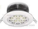 High Lumen 110V Recessed Adjustable LED Downlight 18w 1800Lm , COB Down Light