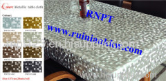 RNPT Metallic Table Cloth with polyester backing hot sales for Middle East market