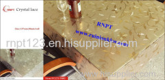 RNPT Crystal Lace Table Cloth for Arabic home decoration