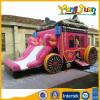 Princess carriage combo bounce house with slide