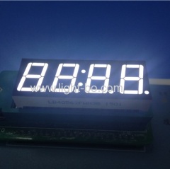 0.56 inch 4 digit 7 segmment led display common cathode ultra white for Digital clock indicator