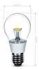 White Cool 4 Watt Energy Saving LED Bulbs For Hotels / Museums Lighting