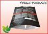 Printed Stand up Aluminum Foil Bags Heat Sealing Ziplock Bag For Protein