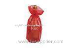 Perfume Organza Fabric Drawstring Pouch Silkscrren , Cool Drawstring Bags