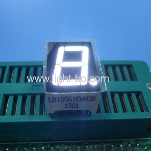 Ultra blue 0.56" single digit 7 segment led display for instrument panel