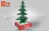 Cardboard Advertising Standee CMYK Printing Chrismas Tree , recycable