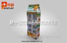 Innovative Steady Pocket Beverage Display Racks With OEM Graphics For Bottled Drink