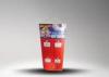 4C Paper Corrugated POP Sidekick Display Stand For Promotion In Supermarket