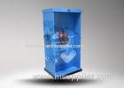 Glossy Lamination Paper Corrugated Pop Displays Stand with Art paper / Craft paper