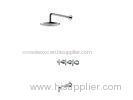 Rain Shower Wall Mounted Bath Taps Seperated Concealed Faucet for household