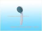 Bathroom Adjustable Two Function Abs Handheld Shower Head , White Body Spray Shower Heads