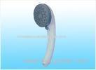 Massaging Multi Function White Shower Head , Adjustable Portable Handheld Shower Head