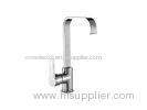 Single Lever Grade A Brass Kitchen Sink Mixer Taps / Kicthen Faucets With 35mm Ceramic Cartridge For
