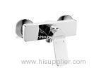 Single Hanldle Shower Mixer Taps Shower Faucets Brass Square Body Chormed Cold Hot Signals