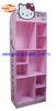 Cute Hello Kitty Pocket Metal Retail Display Stand Shelf in Pink for Retail Shops