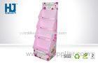 Pink Perfect Exhibition Cosmetics Display Stands For shopping mall Advertising