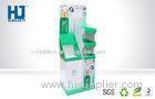 Customized Retail Cosmetic Product Display Stands Cardboard Supermarket Shelves