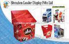 Durable Pos Display Stands With 3 Shelves For Candy / Cookies Promotion