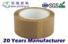 High adhesive braided goods Bopp Packing tapes of brown / tan / yellow