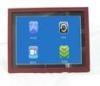 Unique 15 Inch Video High Resolution Digital Picture Frame With Wood Frame