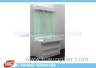 Retail Boutique Glass And Wood Display Cabinets MDF / discount jewelry displays