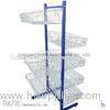 Free Standing Wire Display Stands Racks Metal Iron With 7 Basket