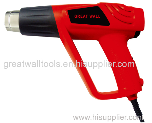 Adjustable temperature hot air gun